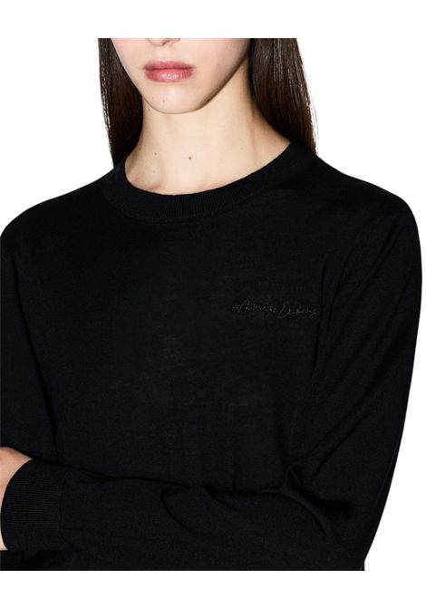  Jersey with tone-on-tone logo embroidery ARMANI EXCHANGE | sweaters | XW001439 AF11896UC001